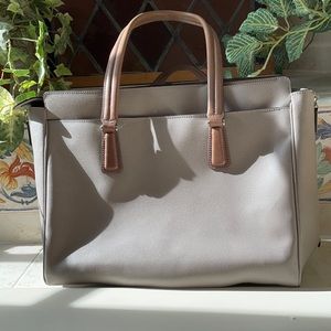 Large taupe Tumi tote